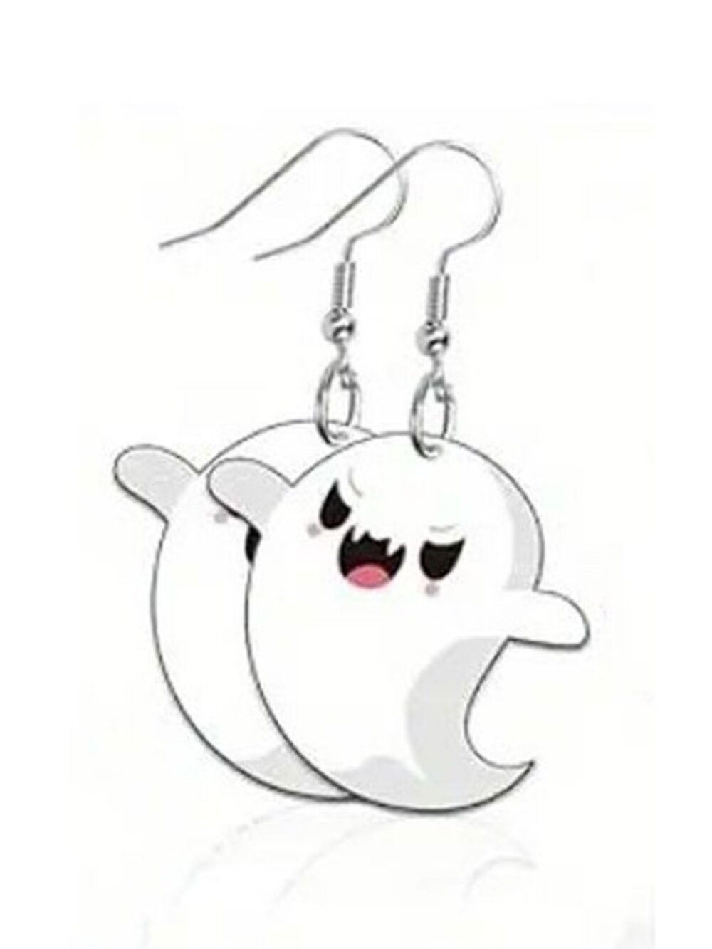 Halloween Sassy Fang Ghost Earrings